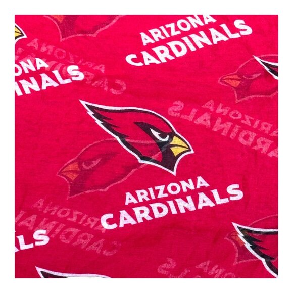 Arizona Cardinals Logo Infinity Scarf Red Lightweight Sheer NFL Tailgating Fan - Picture 4 of 8